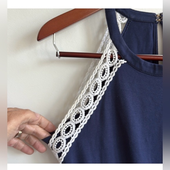 🌴Lilly Pulitzer Blue Romper•Sz Medium🌴 - Picture 4 of 16